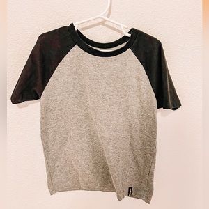 Boys short sleeve baseball tee